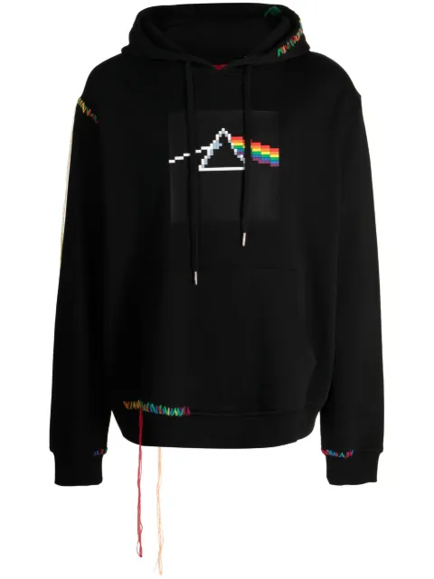 Mostly Heard Rarely Seen 8-Bit graphic-print cotton hoodie Black MHEB08BCKH08