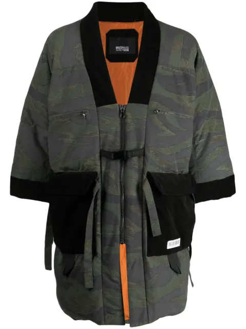 Mostly Heard Rarely Seen camouflage-print cotton padded jacket Green MH08BCX04
