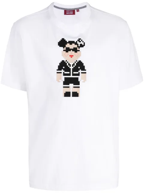 Mostly Heard Rarely Seen 8-Bit graphic-print cotton T-shirt White MHEB08BCT10