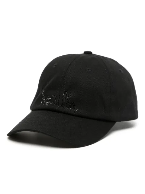 Haculla logo-embroidered cotton baseball cap Black HA08BCH02