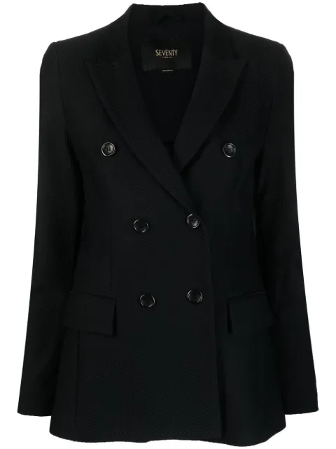 Seventy double-breasted tailored blazer Black GI073670500021