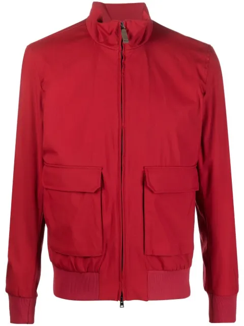 Herno zip-up bomber jacket Red GI000344U33332