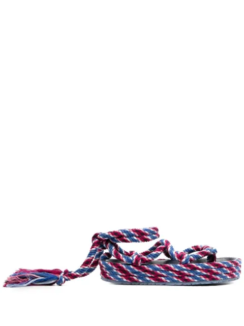 ISABEL MARANT Erol rope sandals Blue SD0030FAA1B63S