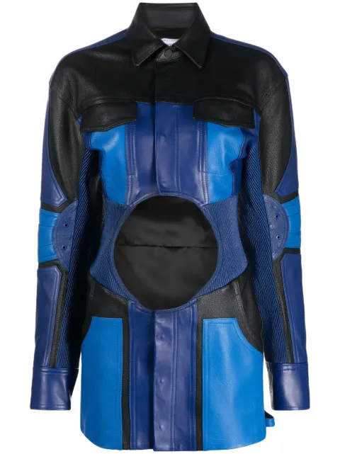 Off-White motorcycle hole mini dress Black OWJH010S23LEA0014510