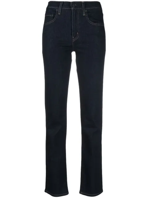 Levi's mid-rise straight-leg jeans Blue 188830227