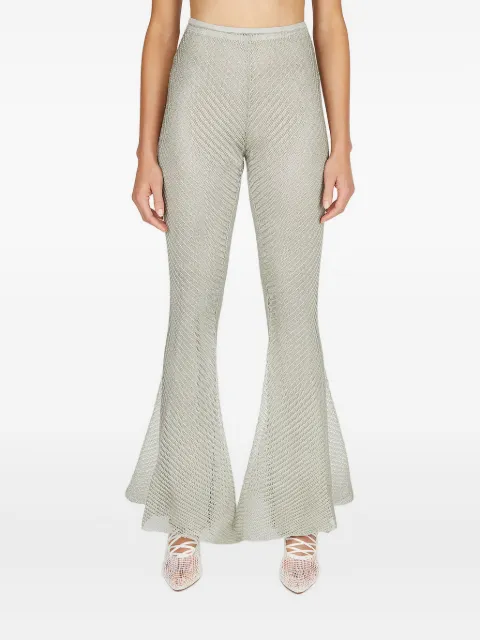 Isa Boulder flared trousers Grey RS23PT9