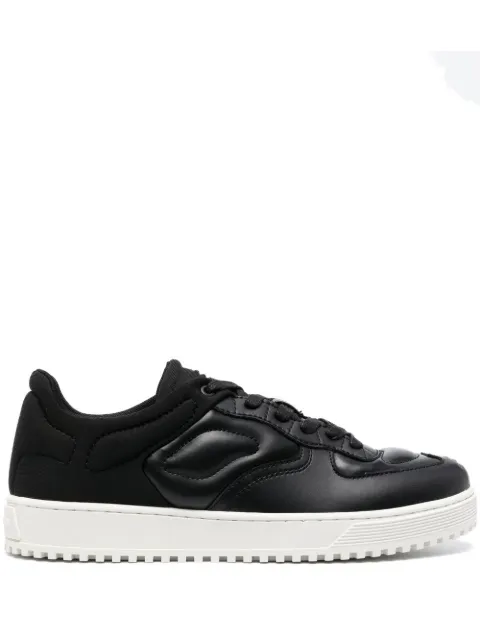 Emporio Armani quilted hybrid lace-up sneakers Black X4X609XN734