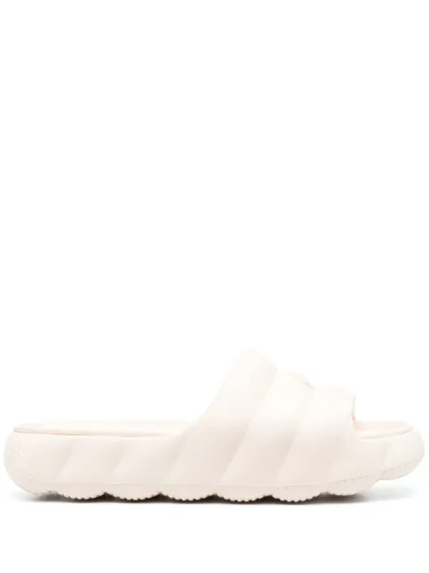 Moncler Lilo quilted slides Neutrals J109B4C00170M2559