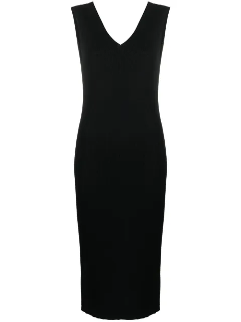 Moncler knitted midi dress Black I10939L00002M2833
