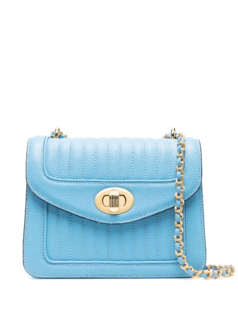 DELAGE mini Ginette shoulder bag Blue ADLGWGNMN01105