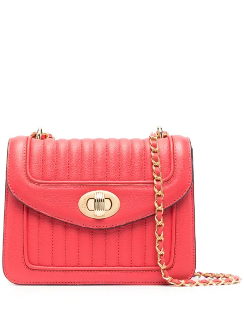 DELAGE mini Ginette shoulder bag Red ADLGWGNMN02105