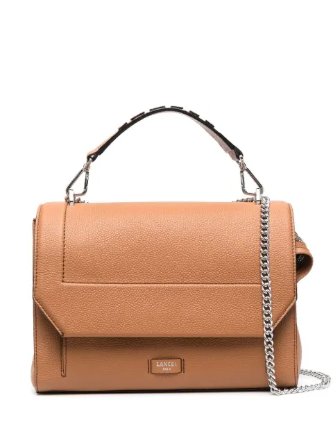 Lancel foldover tote bag Brown A09223