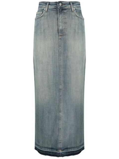 GANNI denim maxi skirt Blue J1208