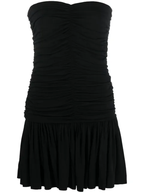 DSQUARED2 strapless ruched dress Black S72CV0356S24383