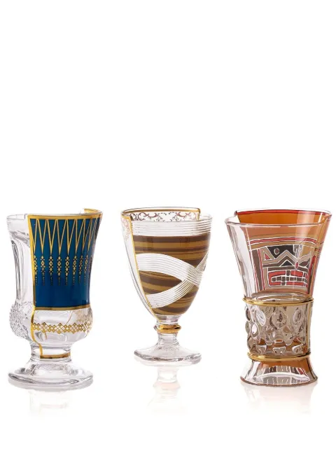 Seletti Pannotia cocktail glasses (set of 3) Neutrals 09181
