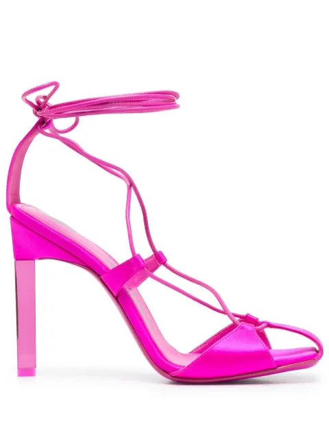 The Attico Adele 105mm sandals Pink 232WS411V007