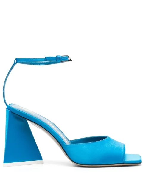 The Attico Piper 90mm sandals Blue 232WS599V015