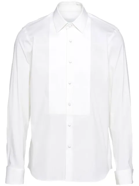Prada long-sleeved poplin shirt White UCN478S23110XM