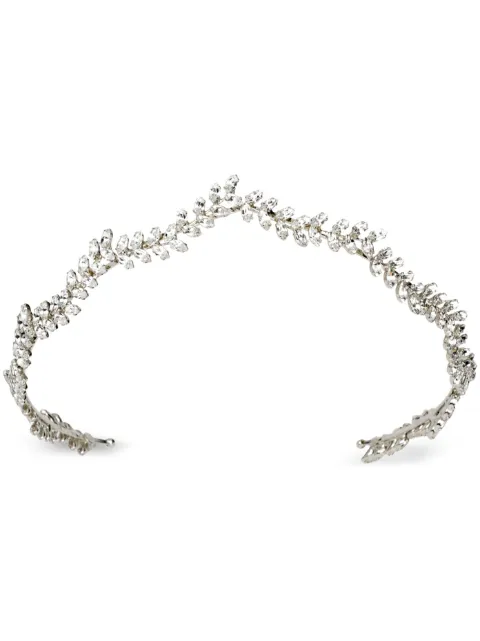 Jennifer Behr Delicate Vine tiara White 50NA6CRYSTAL