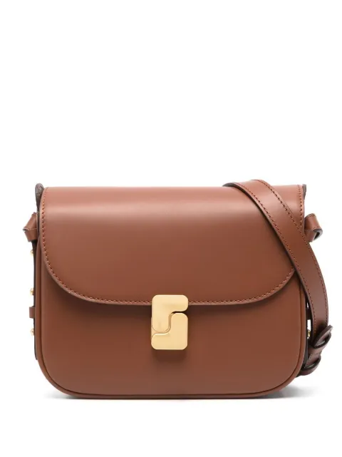 Soeur leather crossbody bag Brown SEM1114