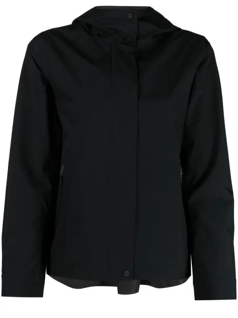 Herno zip-fastening hooded jacket Black GI00064DL11101