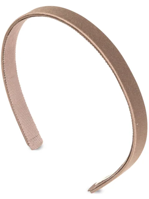 Jennifer Behr Lucy satin headband Neutrals 15BA5CAPPUCCINO