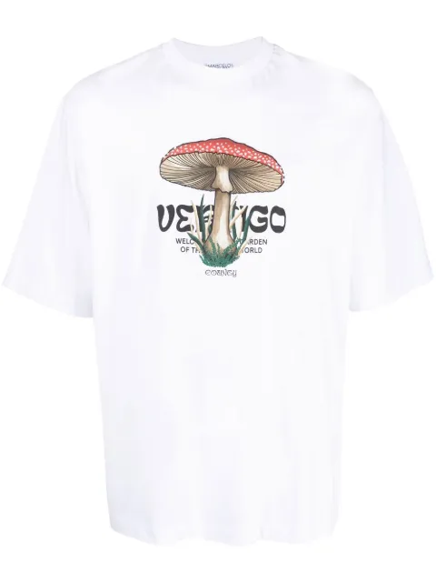 COUNTY OF MILAN graphic-print organic-cotton T-shirt White CMAA054S23JER0050110