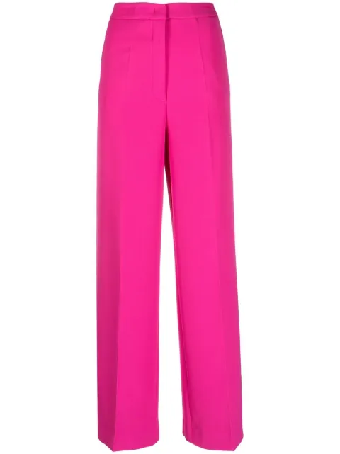 Blanca Vita overlapping-panel palazzo pants Pink PESCATOREA9714