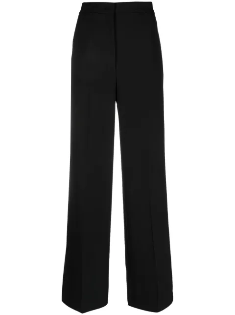 Blanca Vita overlapping-panel palazzo pants Black PESCATOREA9714