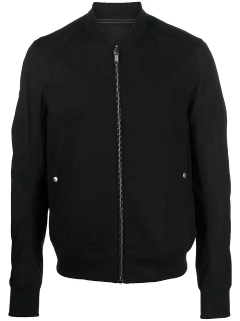 Rick Owens plain bomber jacket Black RU01C4790TEJP2
