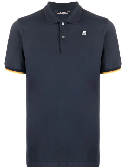 K-Way short-sleeve polo shirt Blue K7121IWVINCENT