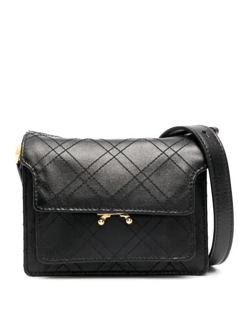 Marni mini Trunk shoulder bag Black SBMP0075L3P5272