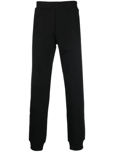 Just Cavalli logo-print cotton track pants Black 74OBAF03CF200