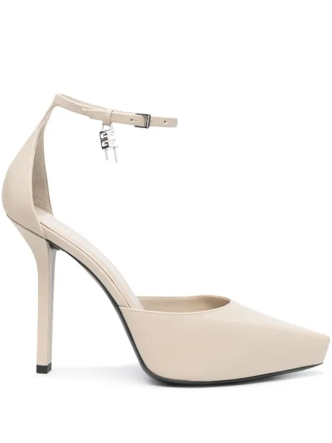 Givenchy charm-detail ankle-strap pumps Neutrals BE402KE1M4