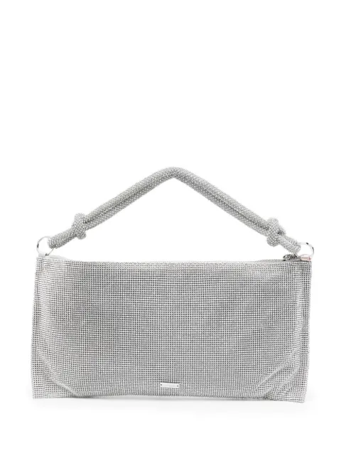 Cult Gaia Hera rhinestone-embellished shoulder bag Silver SH1178PSCLROS