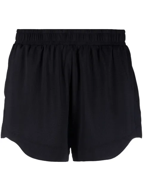 GANNI recycled draped shorts Black T3388