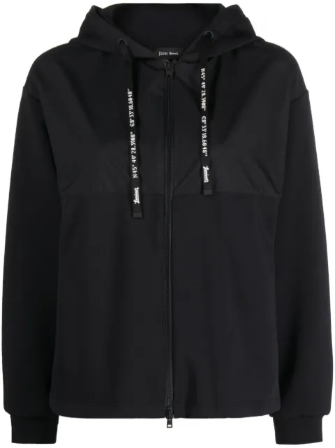 Herno zip-up hooded jacket Black JC00015DL50051
