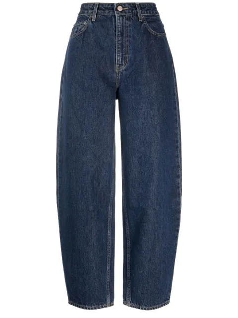 GANNI Stary high-waisted jeans Blue J1146