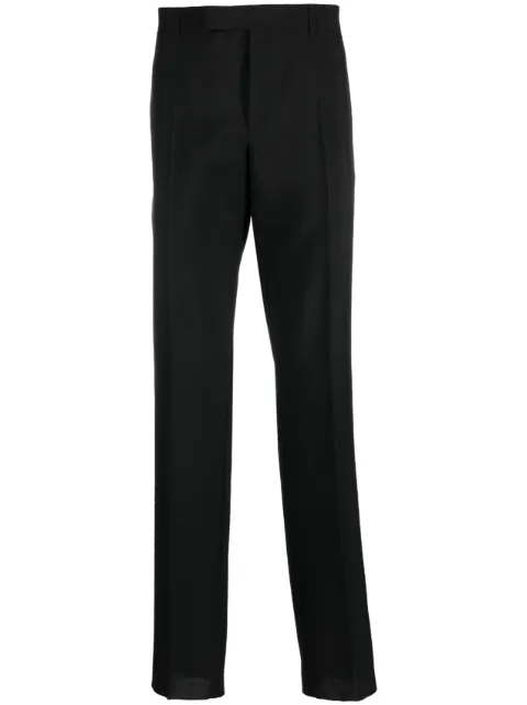Versace straight-leg wool trousers Black 10060121A01698