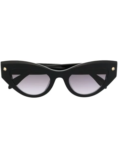 Alexander McQueen Eyewear cat-eye frame sunglasses Black 736854J0749
