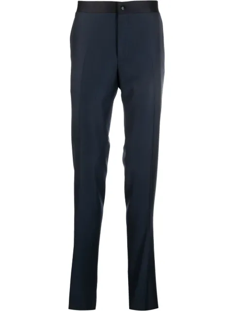 Canali tailored wool trousers Blue AS103150000095