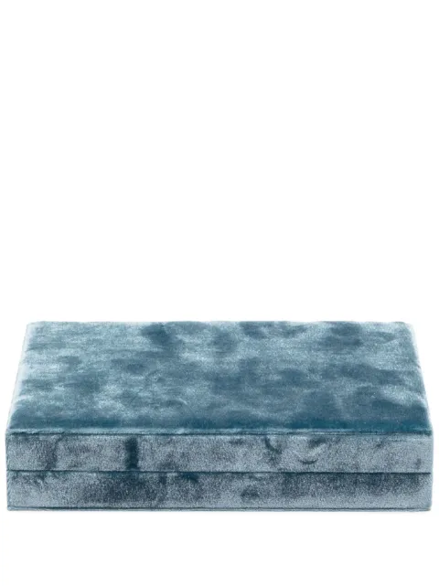 Sophie Bille Brahe Trésor velvet jewellery box Blue PATREBLUVEL