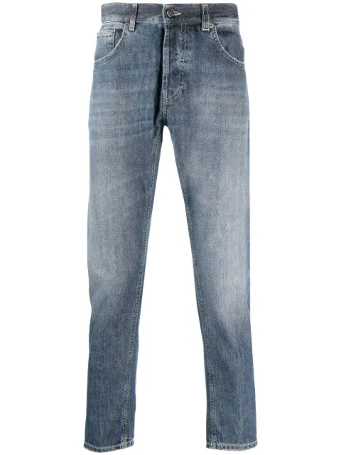DONDUP mid-rise tapered jeans Blue UP576DF0263UFE7DU