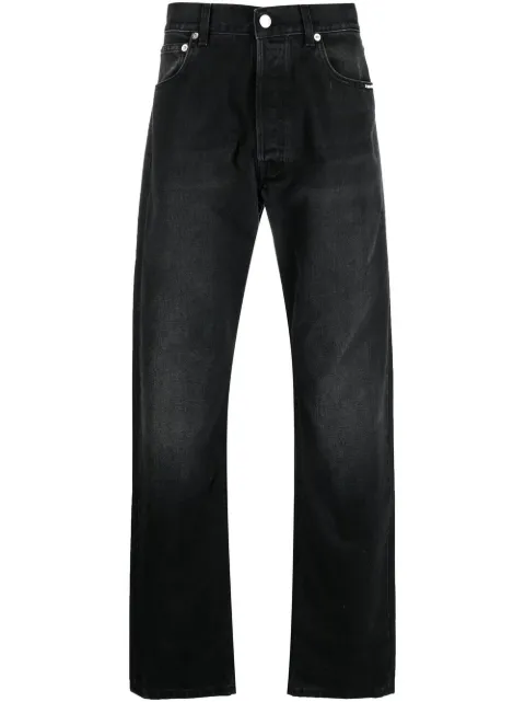 VTMNTS straight-leg cotton jeans Black VL16PA220B