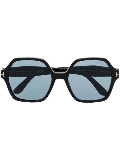 TOM FORD Eyewear oversize square-shaped sunglasses Black FT1032