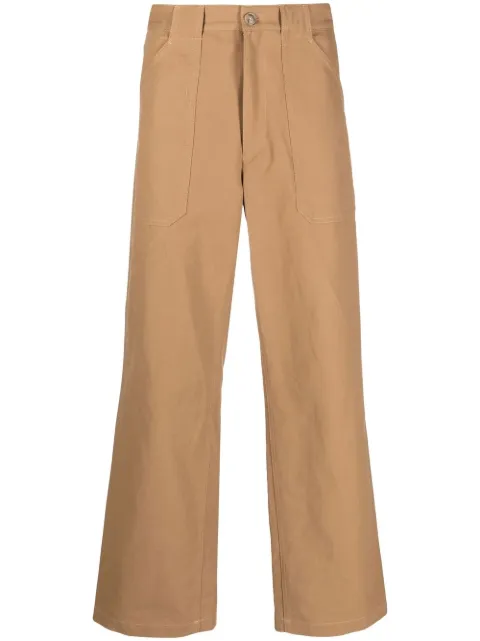 A.P.C. Sidney straight-leg cotton trousers Neutrals COGBJH08422