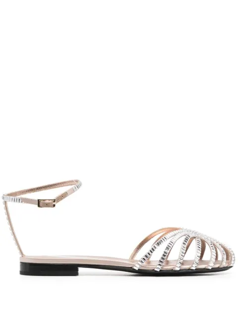 Alevì Star crystal-embellishment sandals Neutrals L26S200250222X01
