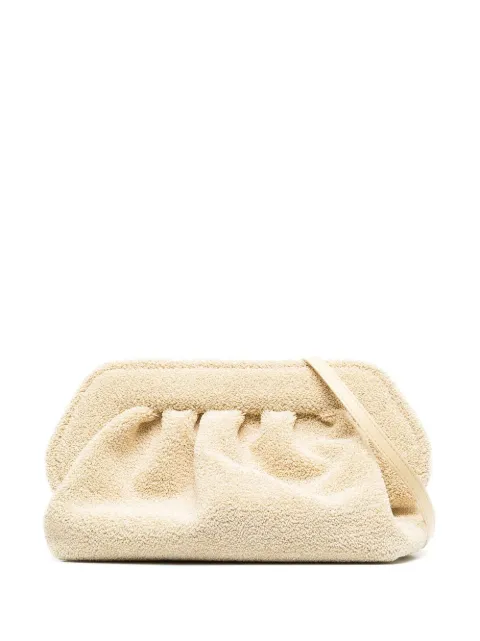 Themoirè re-fur clutch bag Yellow TMPS23BT46