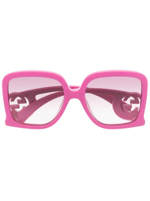 Gucci Eyewear Chaise-Lounge oversized sunglasses Pink GG1326S