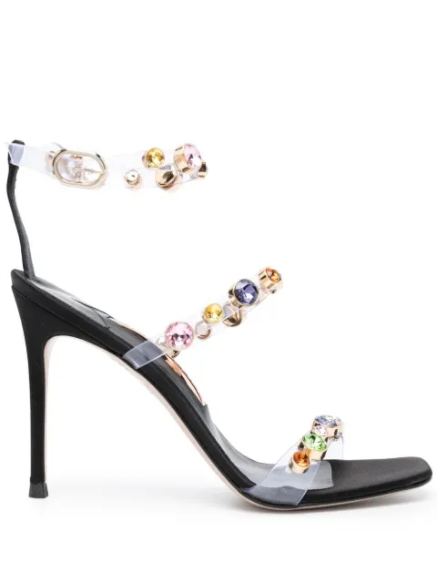 Sophia Webster Rosalind gem-embellished sandals Black SSS23019